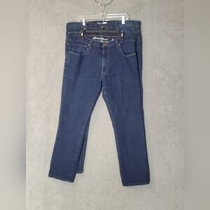 Two Eddie Bauer Men's Dark Blue Jeans Size 40x30